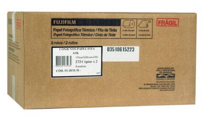 Papel e Ribbon Fujifilm Ask 2000/2500 15×21 – 546 Fotos