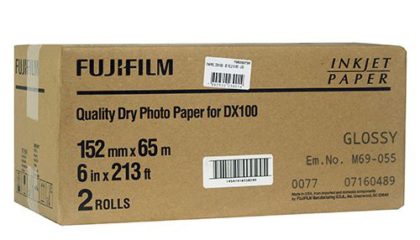 Papel Fujifilm DL600/650 Brilho 15,2cm x 180m